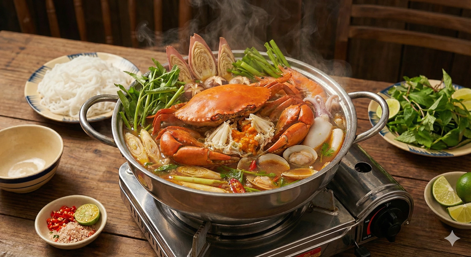 Ăn cua tại Tỉnh Vĩnh Long