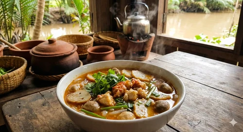 Bánh Canh Cua Thịt: Bí Quyết Nấu Nước Dùng Đậm Đà