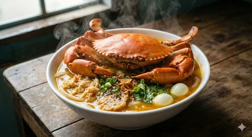 Vietnamese Crab Noodle Soup (Banh Canh Cua)