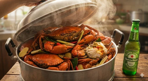 Cua Thịt Hấp Bia: Cách Làm Đơn Giản Tại Nhà