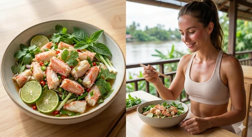 Post-Workout Meal: Crab Salad