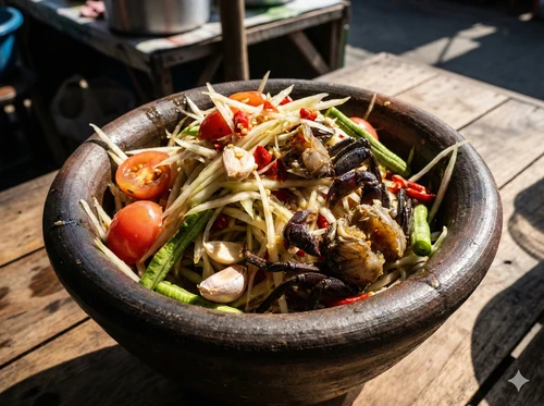 Thai Style Raw Crab Salad