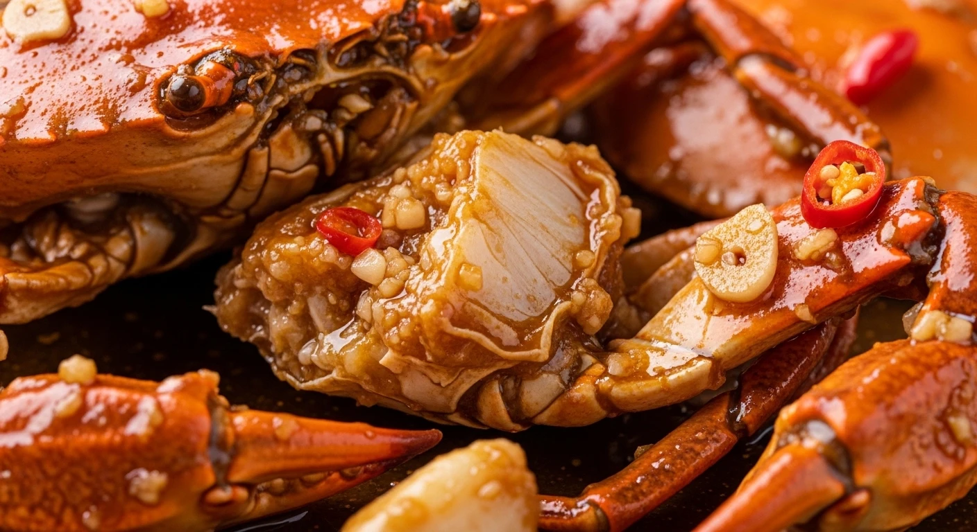 Đĩa cơm trắng nóng hổi ăn cùng ba khía chiên nước mắm và rau sống