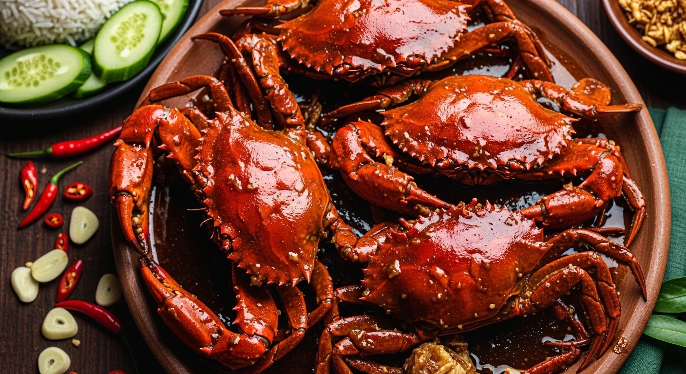 Ba khía tươi được rang cùng sốt me chua ngọt hấp dẫn