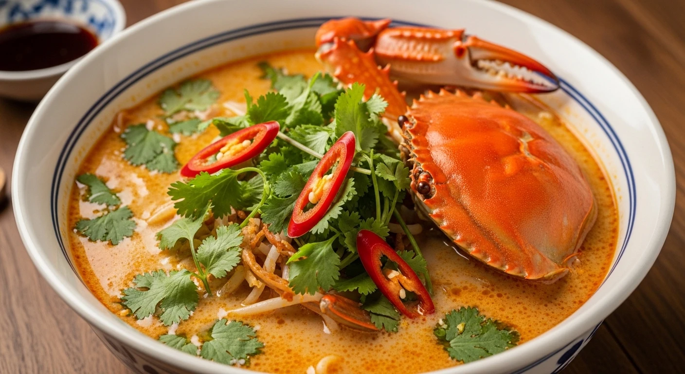 Bánh Canh Cua Đồng Nước Cốt Dừa: Đặc Sản Bến Tre Béo Ngậy