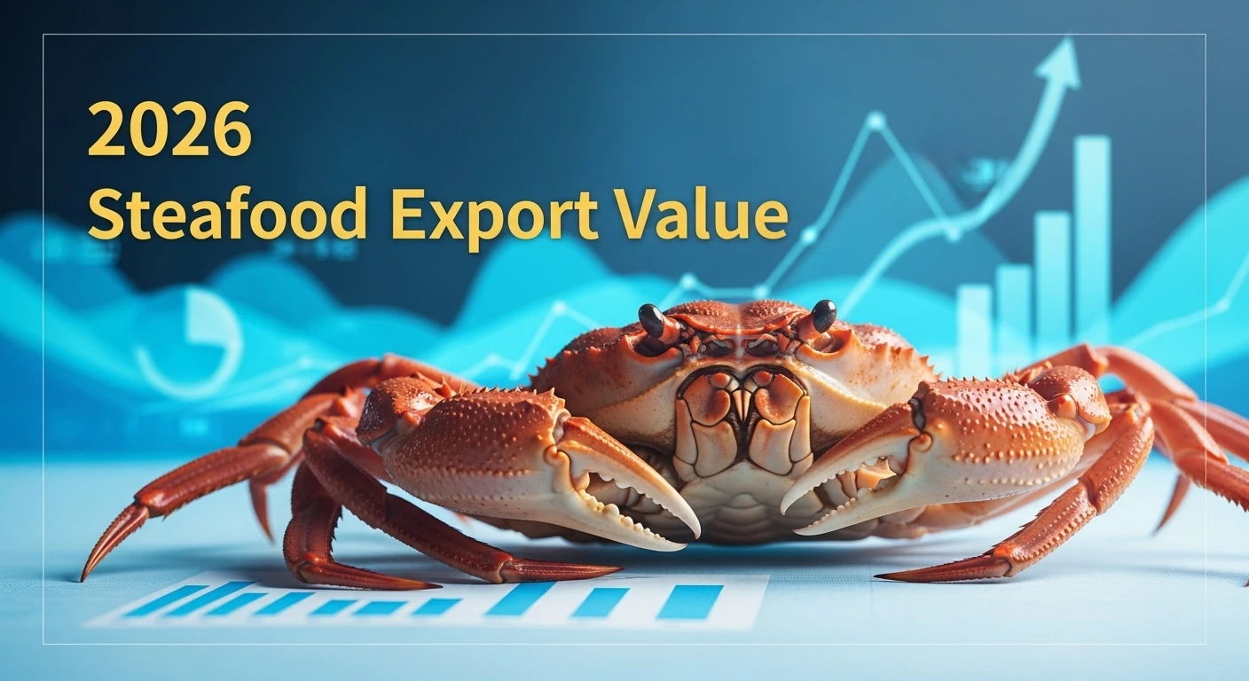 Báo cáo giá trị xuất khẩu thủy sản 2026: Cua biển tăng trưởng mạnh