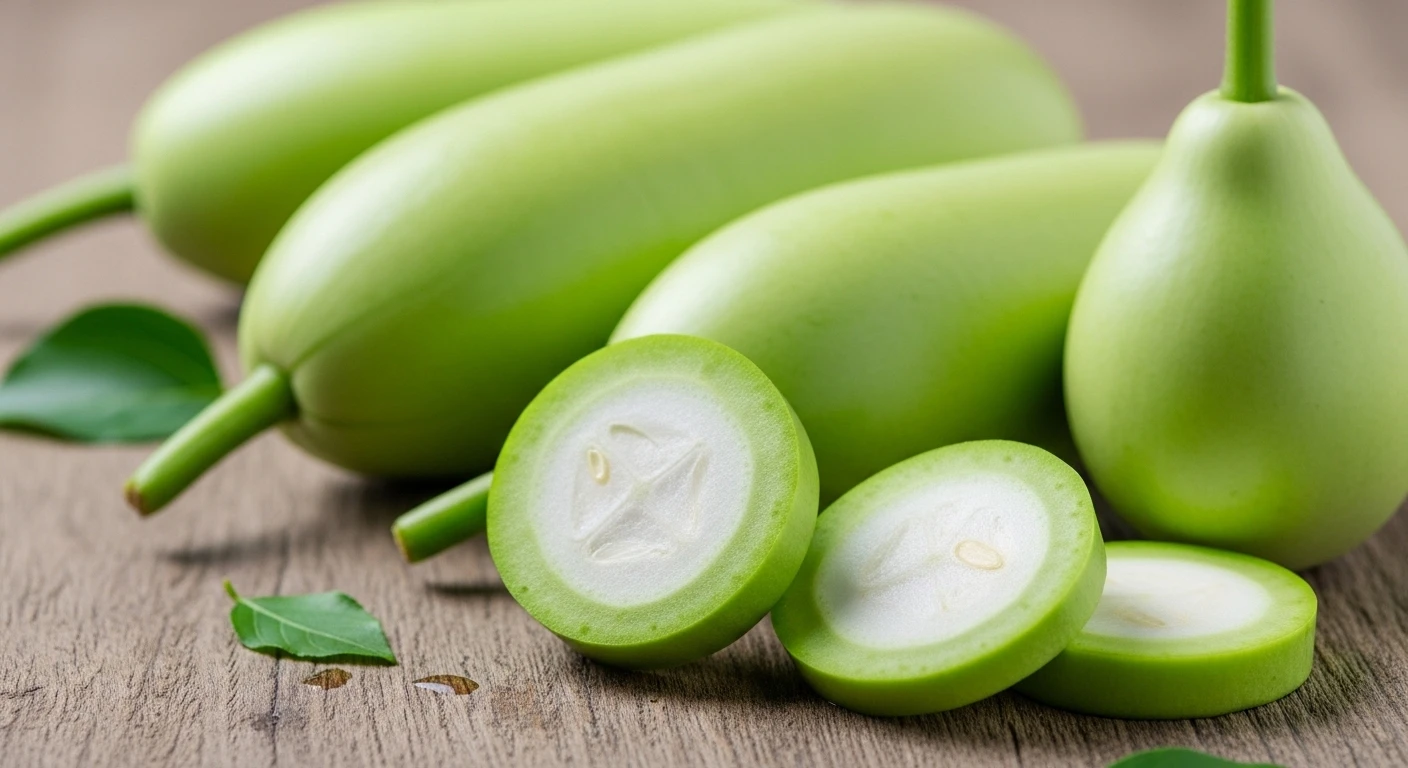 Bầu non tươi xanh