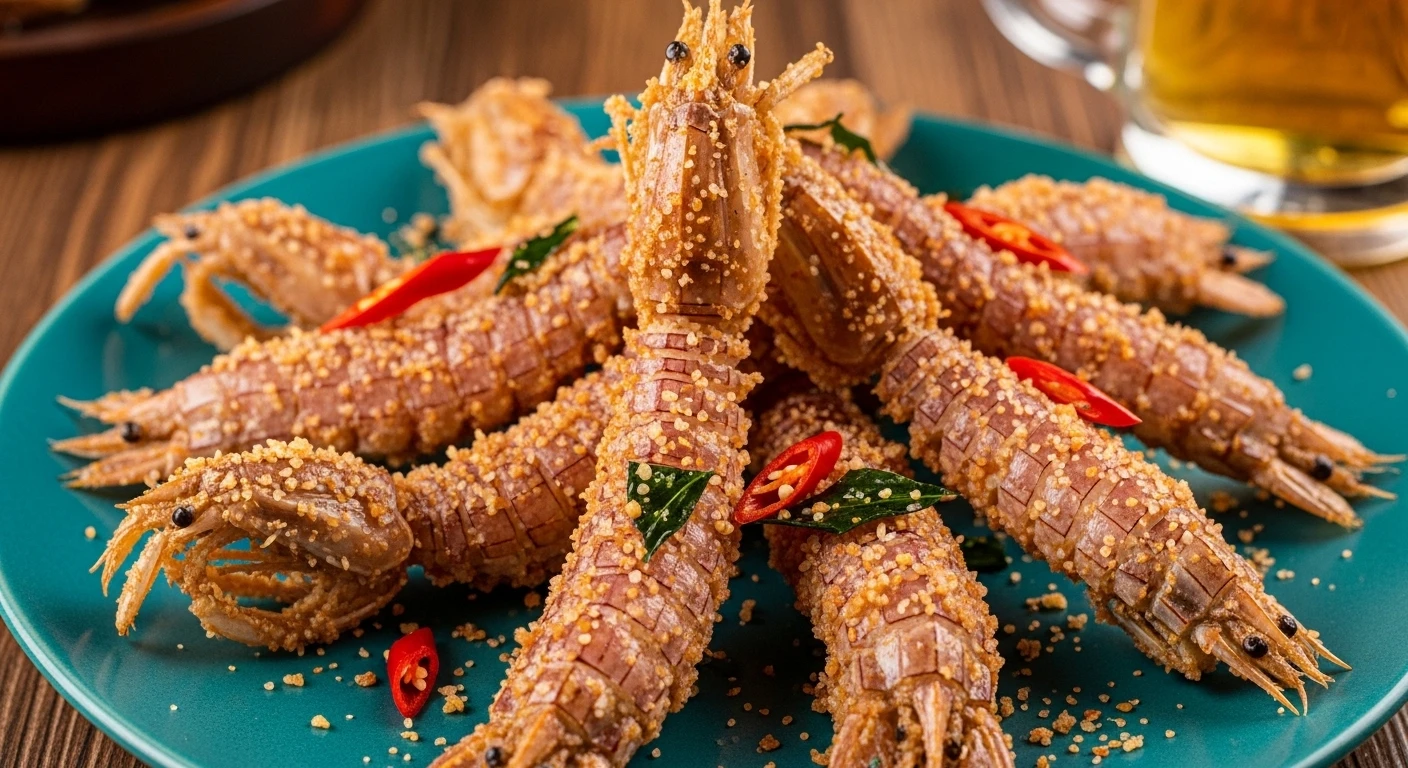 Bề Bề (Tôm Tít) Rang Muối Ớt Tuyết