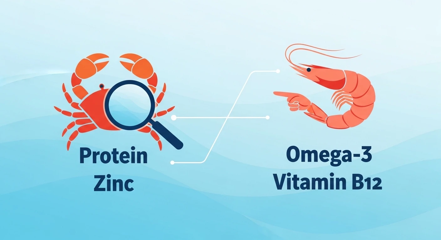 Thành phần dinh dưỡng trong tôm cua tốt cho sức khỏe