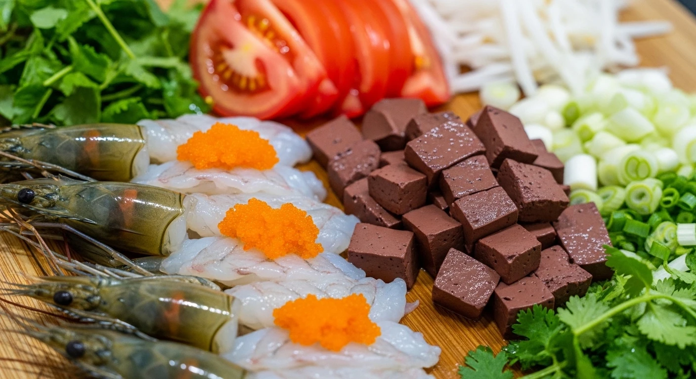 Tôm càng xanh được sơ chế sạch sẽ