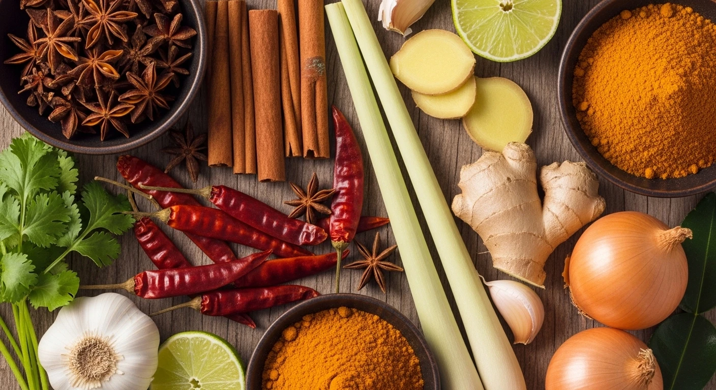 Hỗn hợp gia vị cà ri thơm lừng