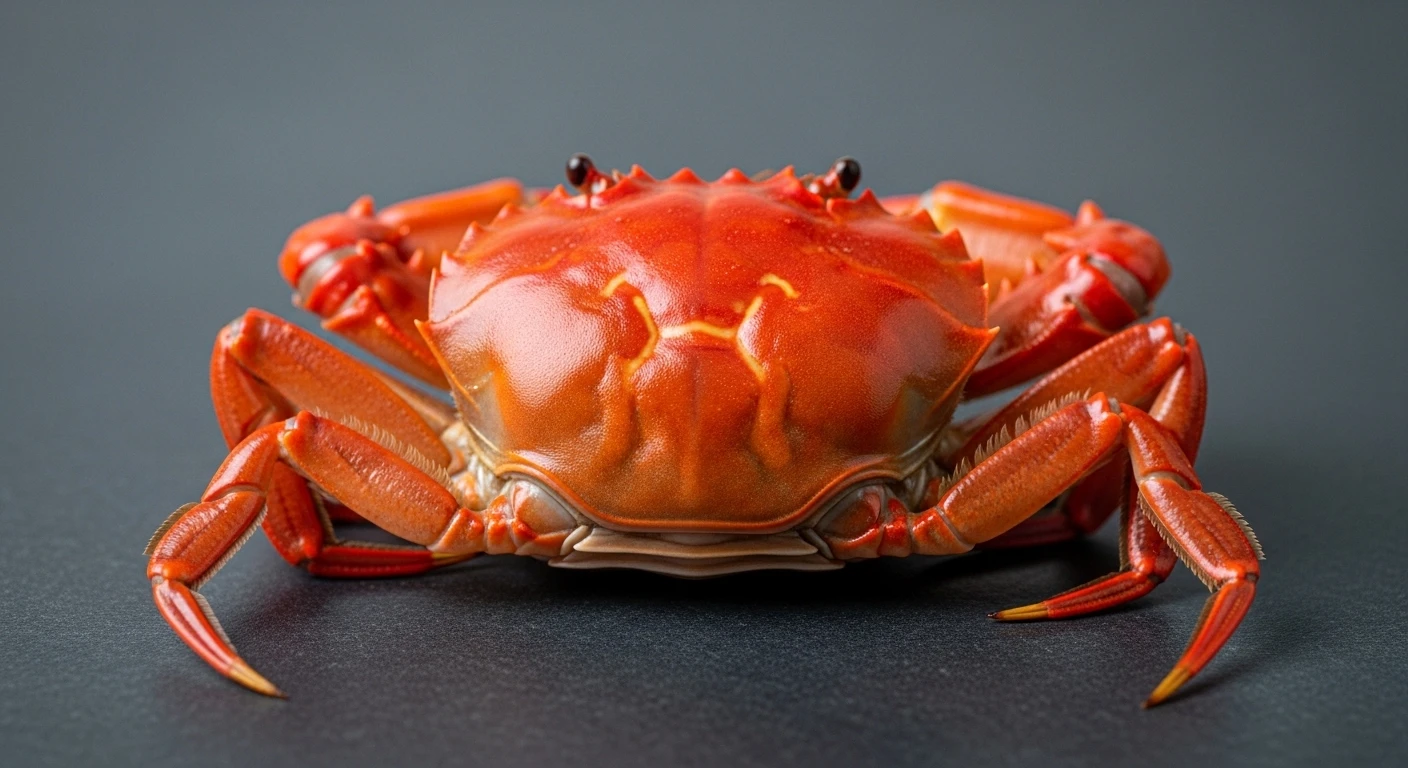 Ba khía gạch với yếm màu đỏ cam