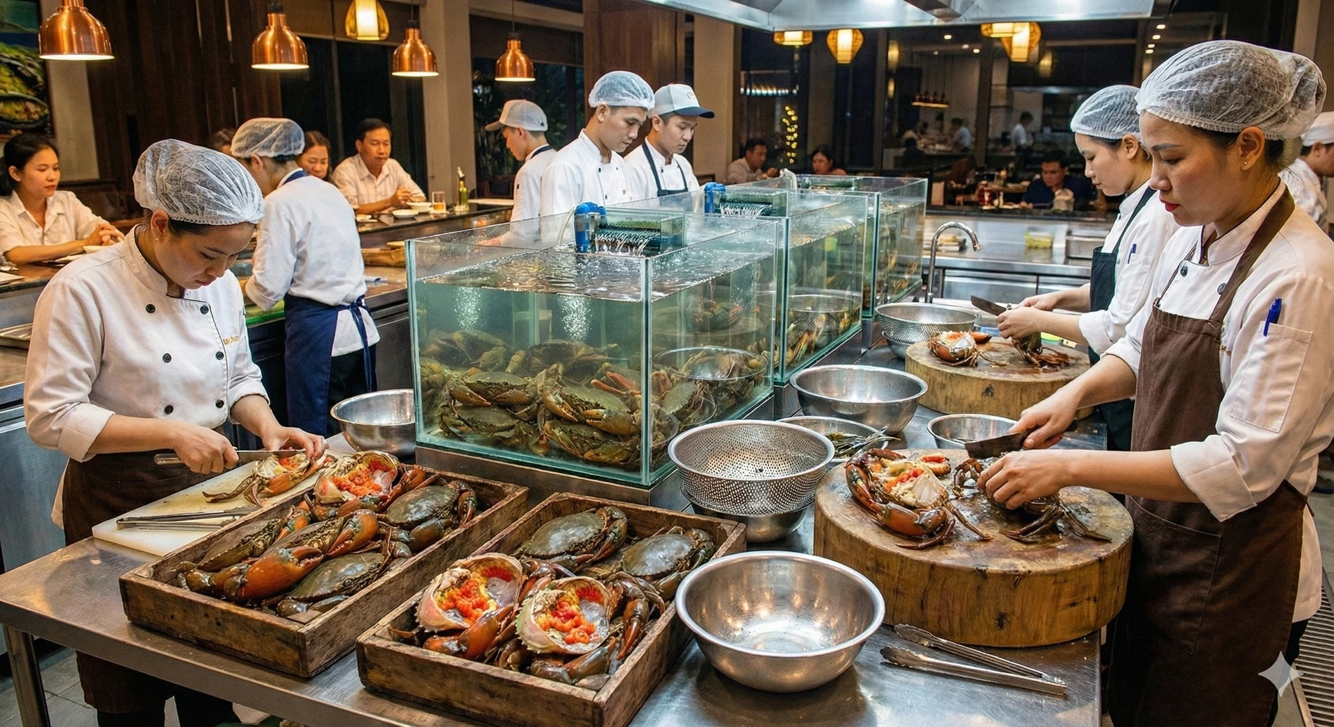 Chọn và sơ chế cua gạch tươi ngon