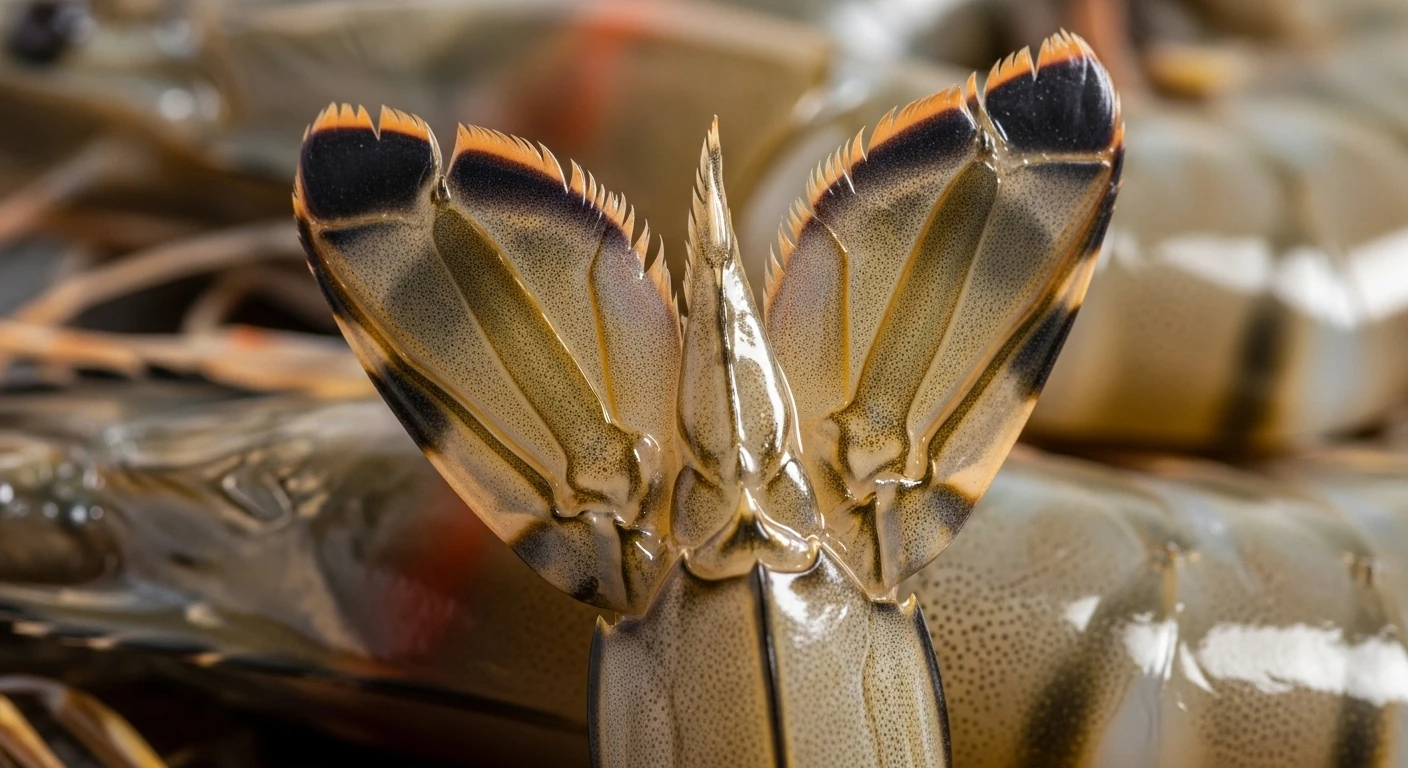 Kiểm tra đuôi tôm sú tươi