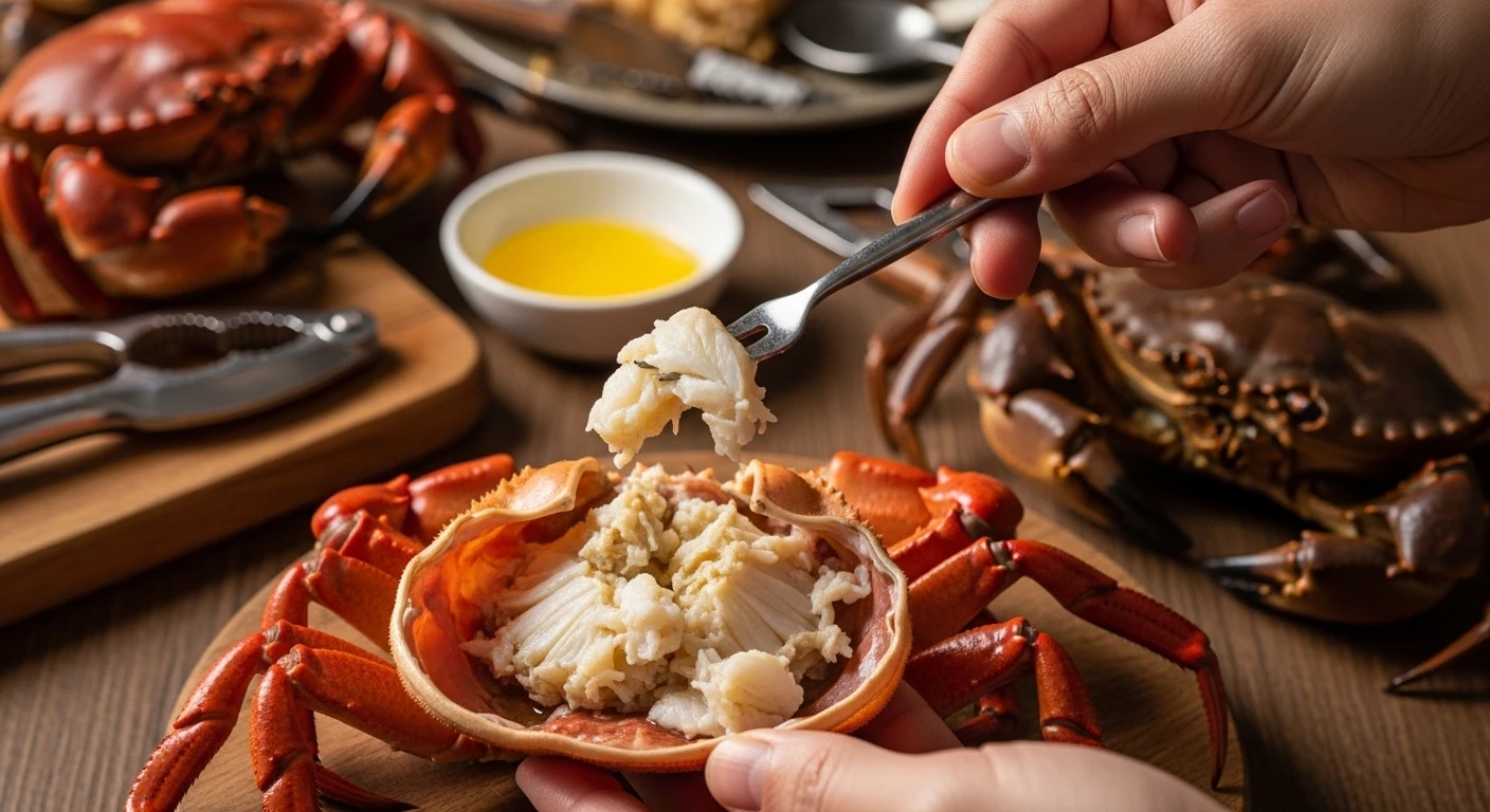 Video hướng dẫn cách gỡ thịt cua nguyên khối