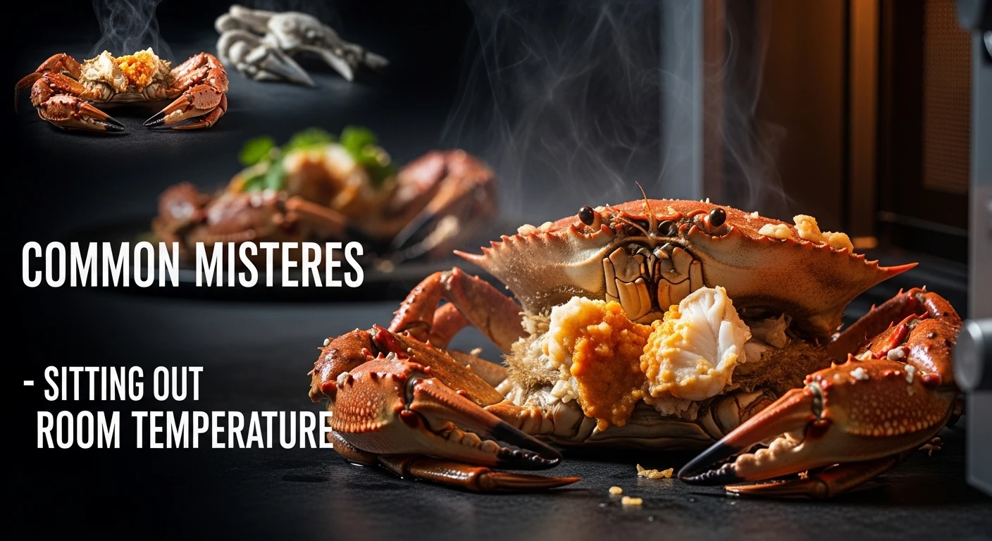 Sai lầm khi rã đông cua biển