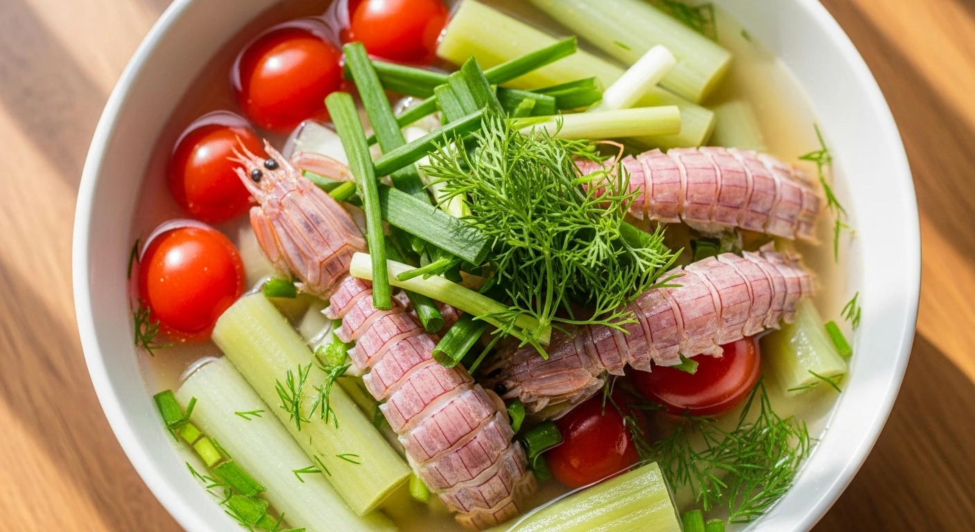 Bát canh chua bề bề dọc mùng hấp dẫn