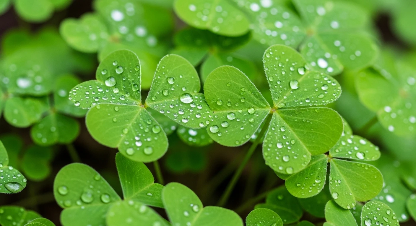 Hình ảnh lá me đất xanh tươi, mọc dại tự nhiên