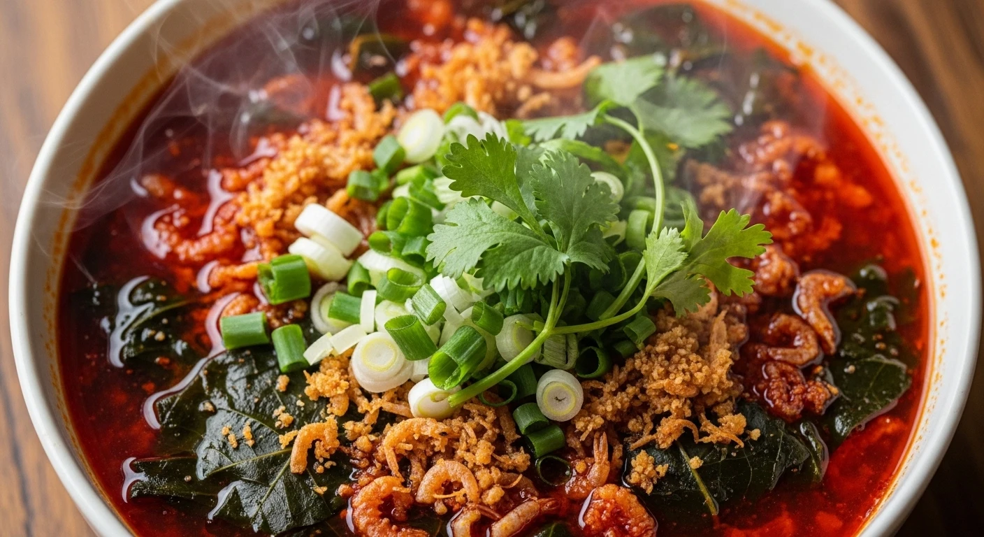 Canh Tôm Khô Rau Dền Đỏ - Món Ngon Giải Nhiệt Mùa Hè