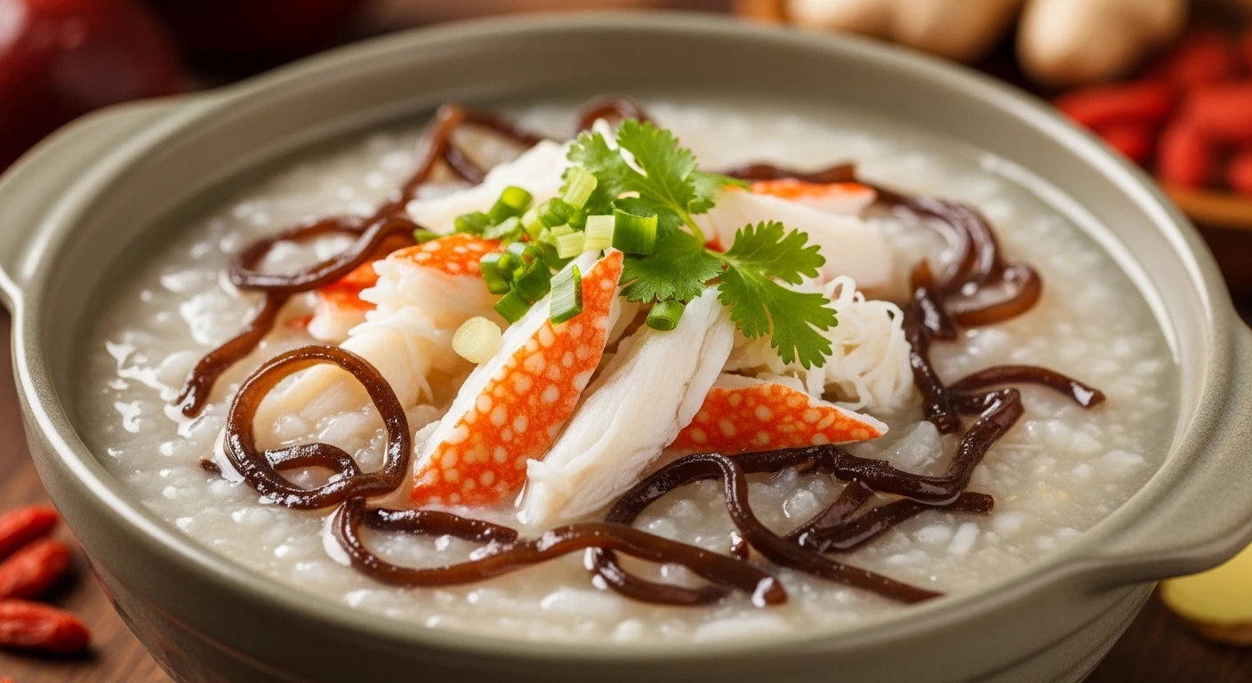 Cháo Cua Nấu Mộc Nhĩ - Món ăn bổ dưỡng cho gan thận