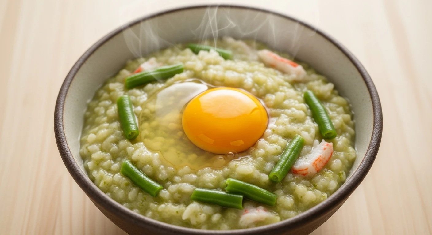 Bát cháo ghẹ đậu xanh thơm ngon, hấp dẫn cho bé ăn dặm