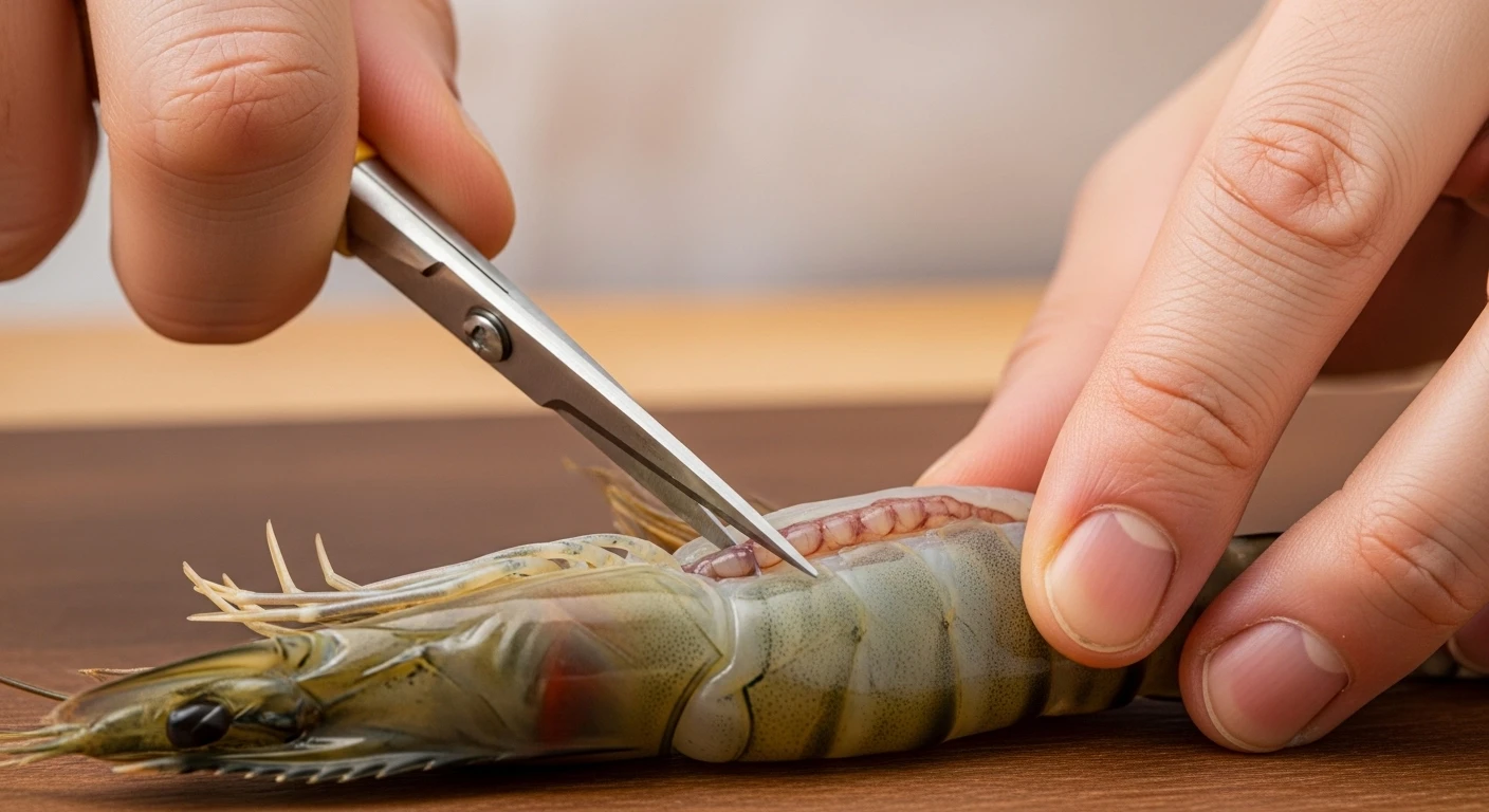 Sử dụng dao khứa nhẹ sống lưng tôm