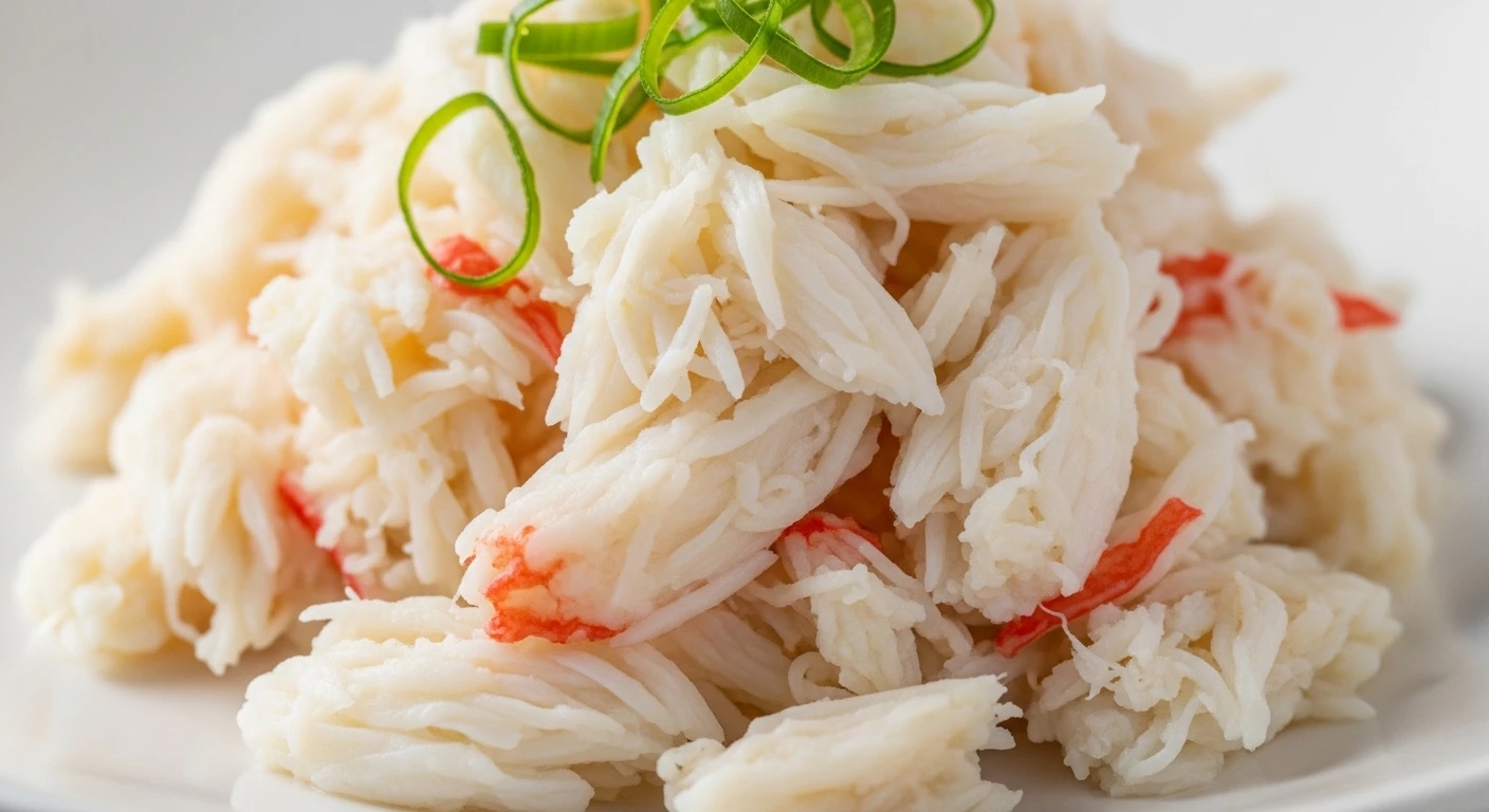 Thịt cua xé phay tươi ngon dùng để làm cơm trộn cua