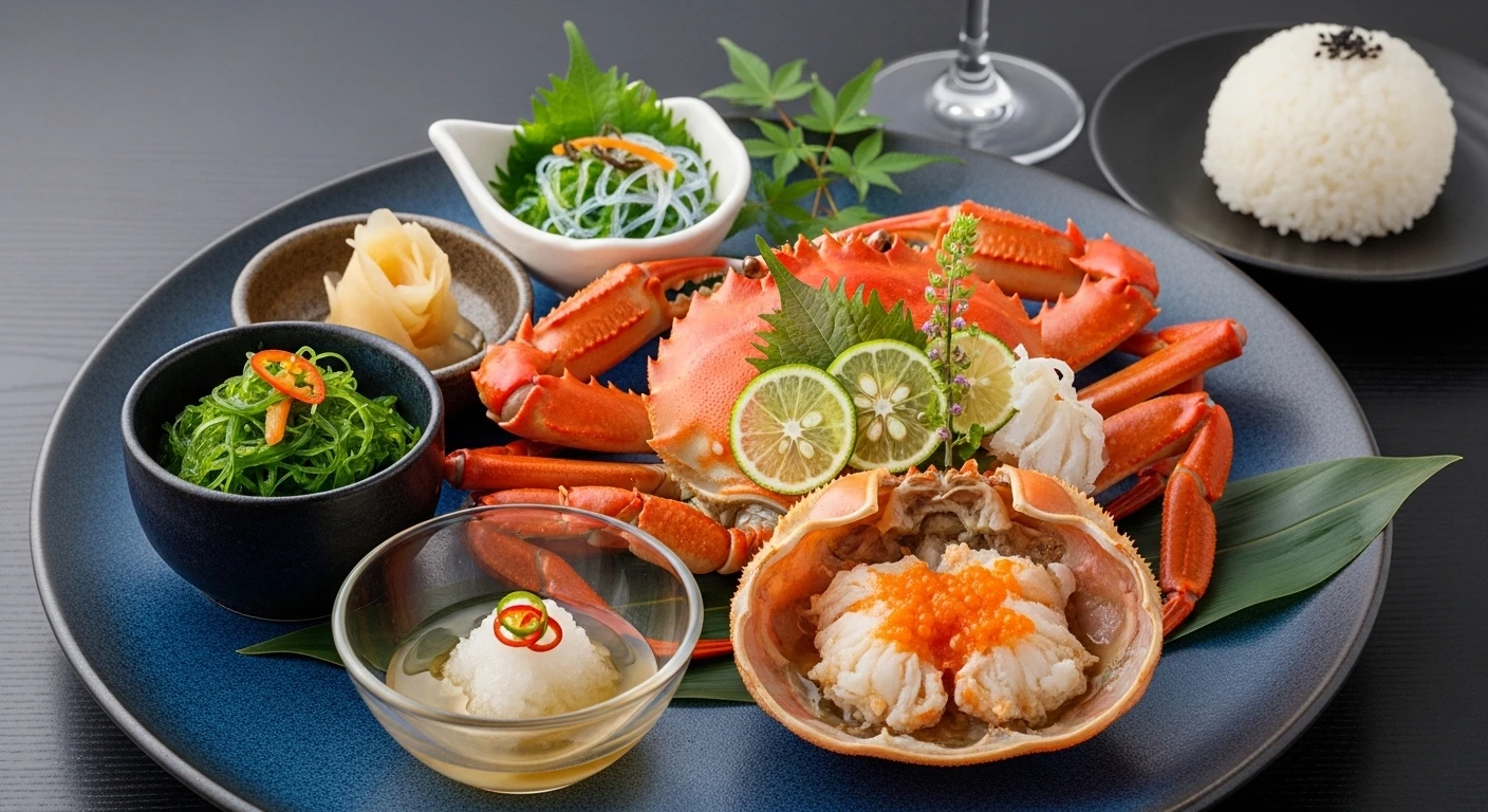 Thực khách Nhật Bản thưởng thức cua Cà Mau trong không gian sang trọng