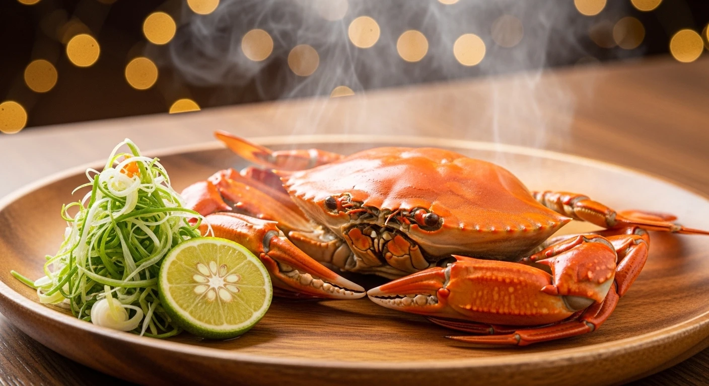 Hấp cua trong khoảng thời gian phù hợp