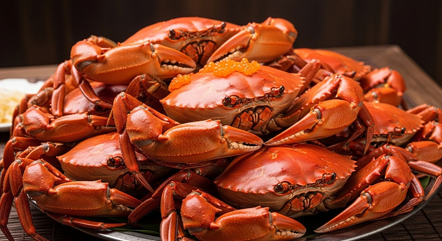 Mâm cua Cà Mau tươi ngon hấp dẫn