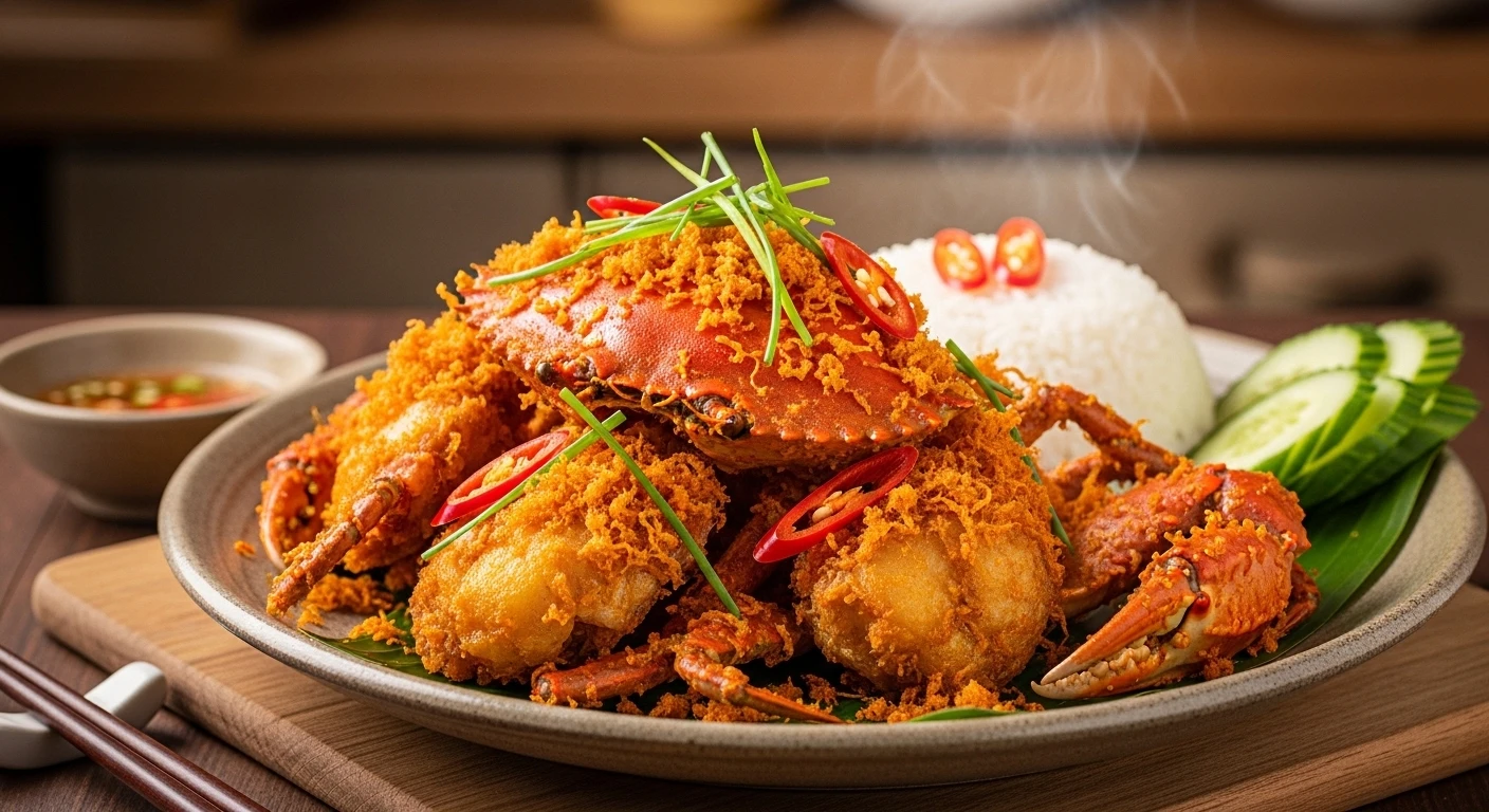 Cua Rang Chà Bông (Ruốc) Đậm Vị