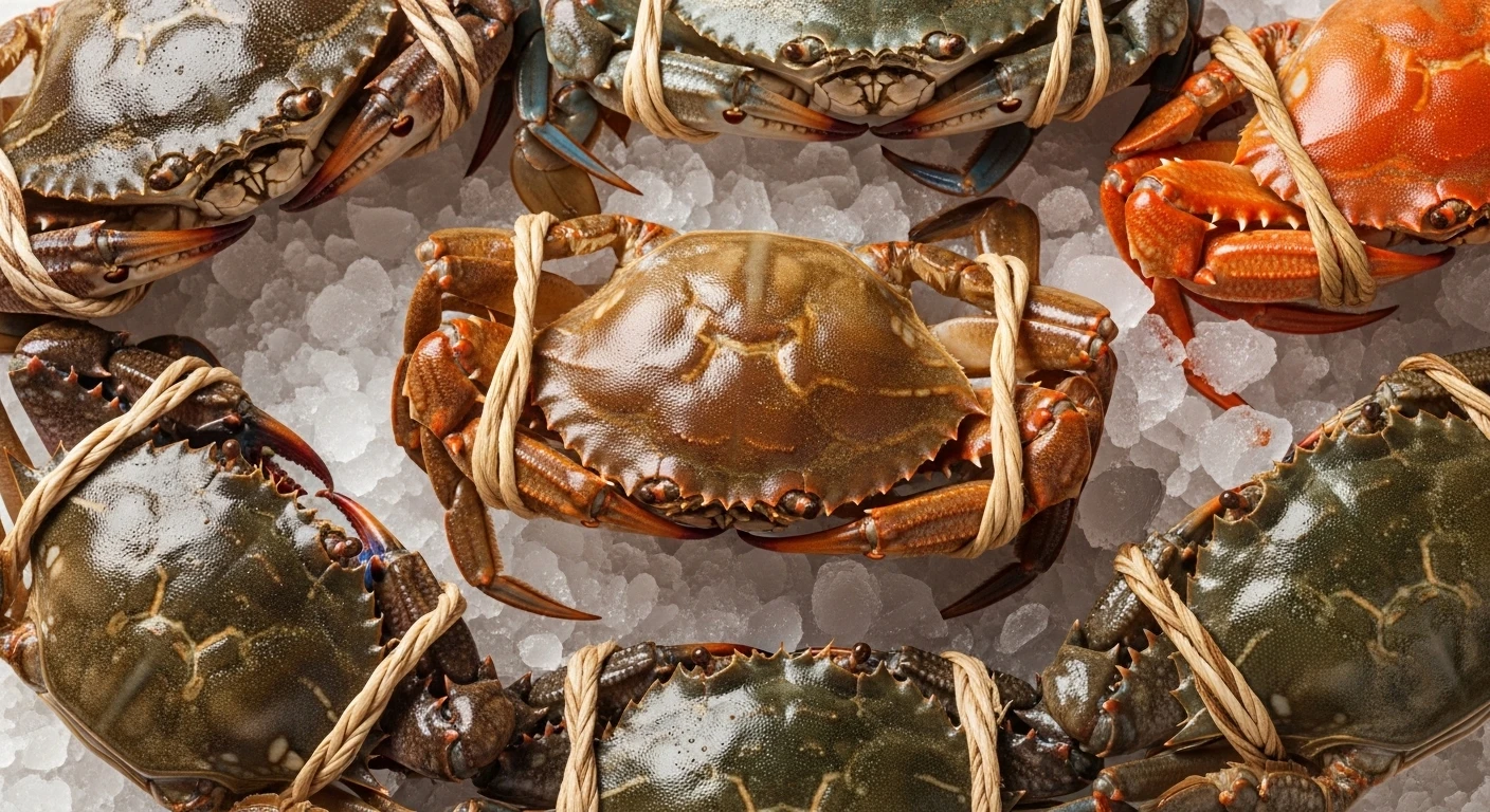 Cua Cà Mau tươi sống sẵn sàng chế biến