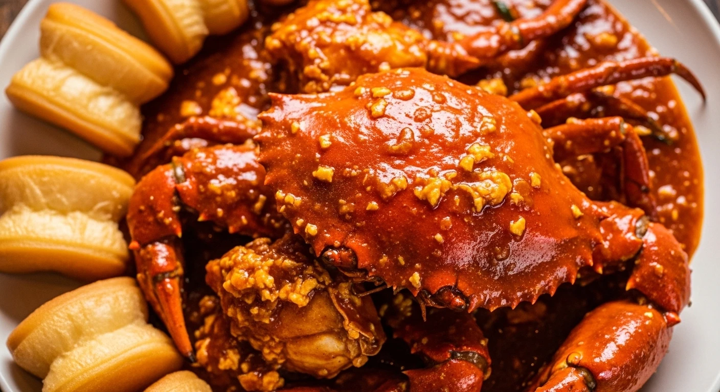 Cua Sốt Ớt Singapore (Chili Crab) hấp dẫn