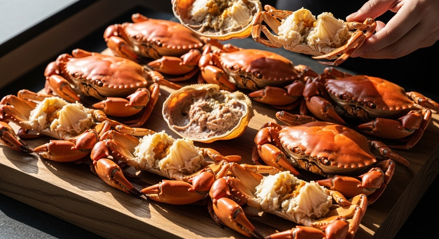 Cua thịt Cà Mau tươi ngon sẵn sàng chế biến