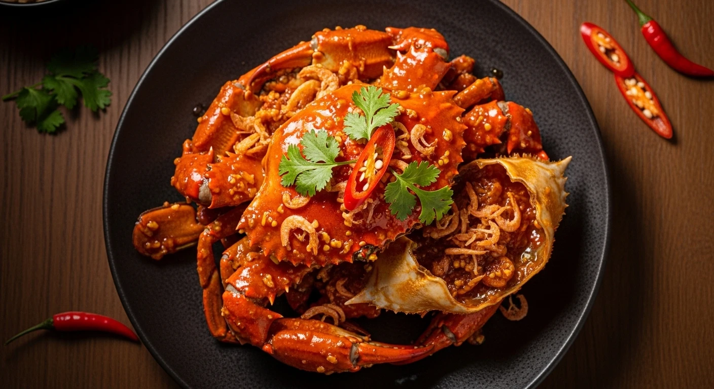 Món Cua Xào Sa Tế Tôm Cay Nồng Hấp Dẫn