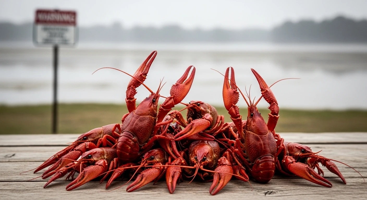 Tôm hùm đất đỏ au hấp dẫn nhưng tiềm ẩn nguy cơ