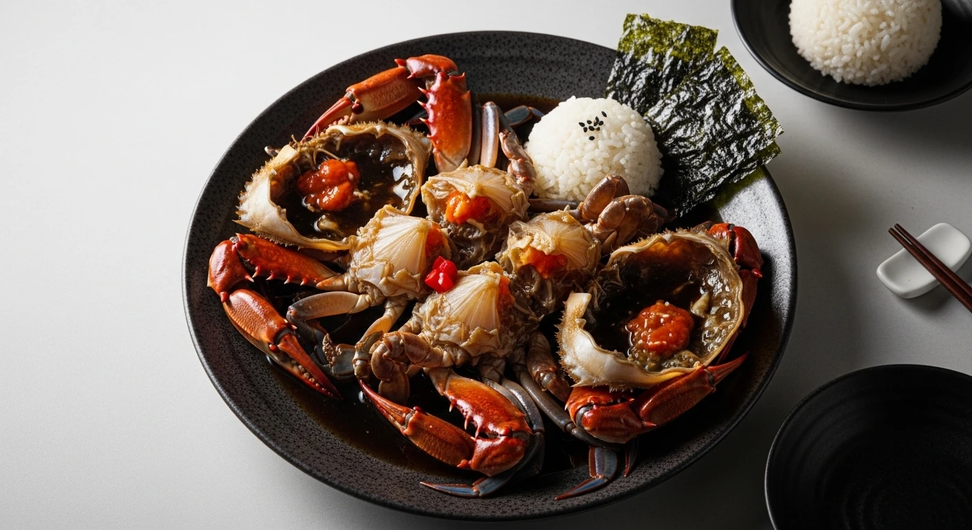 Ghẹ Xanh Ngâm Tương Kiểu Hàn Quốc (Ganjang Gejang)