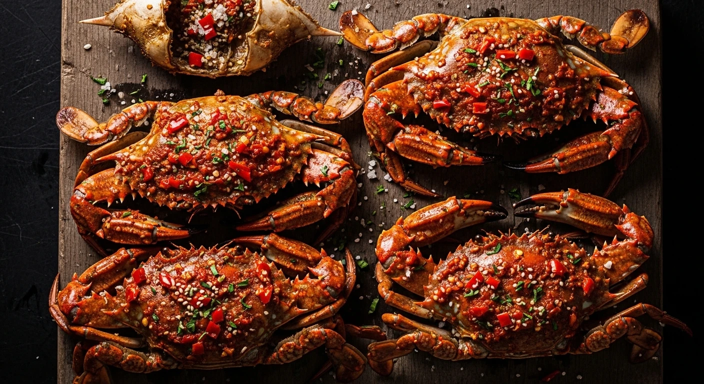 Ghẹ nướng muối ớt