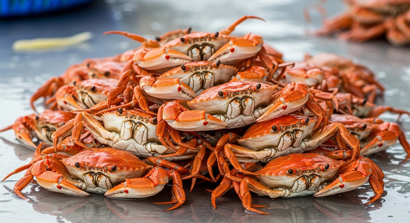 Ghẹ sữa tươi ngon sống