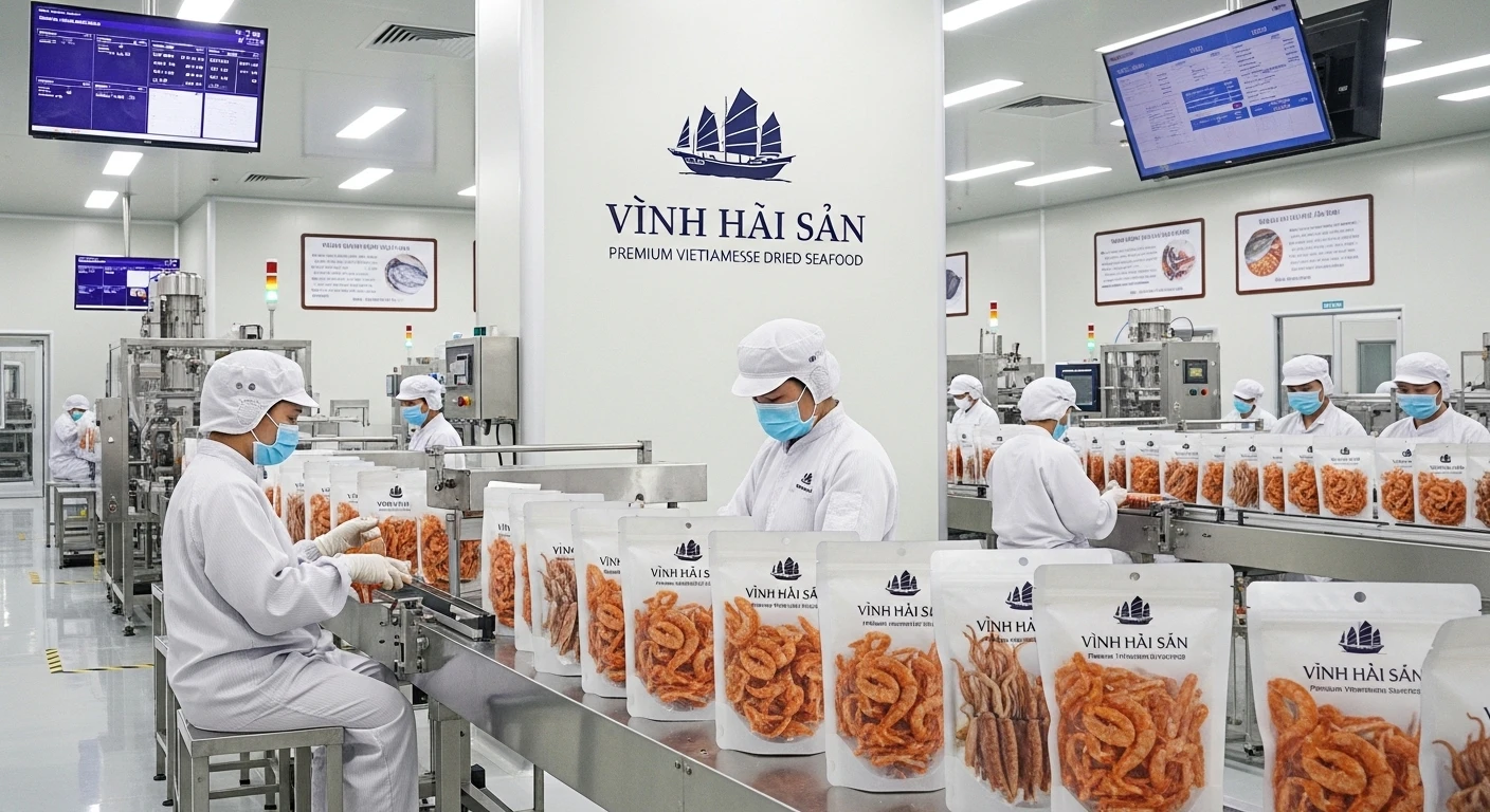 Quy trình đóng gói sản phẩm đặc sản Việt Nam