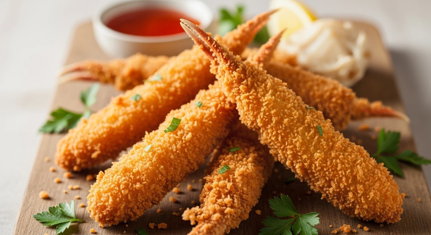 Ghẹ tẩm bột chiên xù Panko giòn rụm