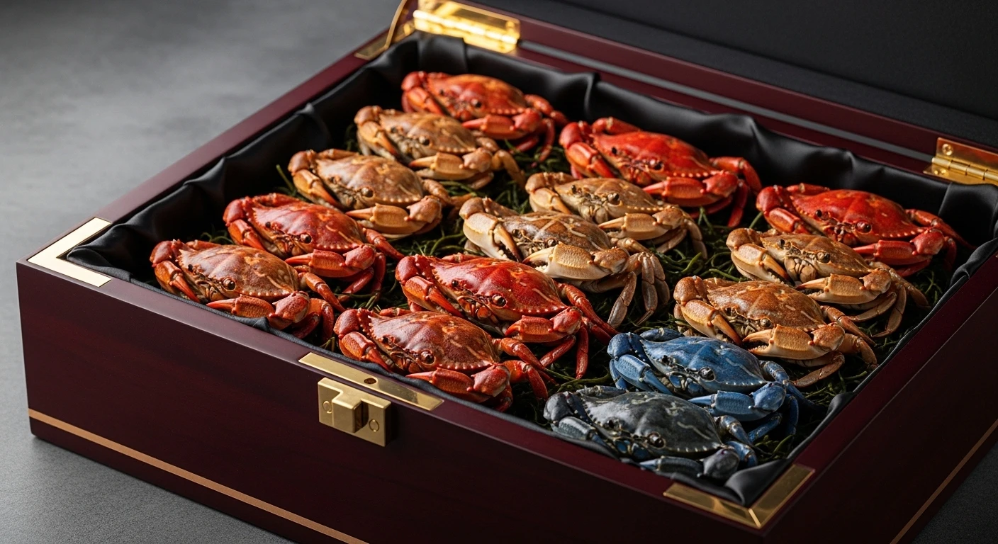 Hộp quà tặng cua biển sang trọng