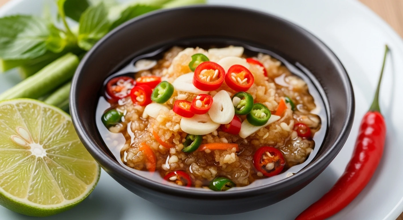 Pha nước sốt gỏi đu đủ ba khía