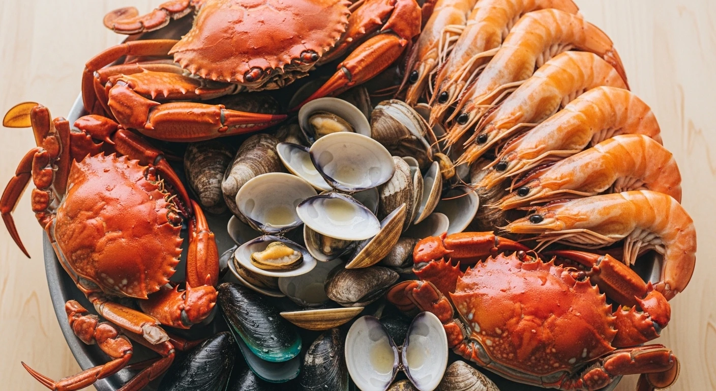 Dĩa hải sản thập cẩm luộc