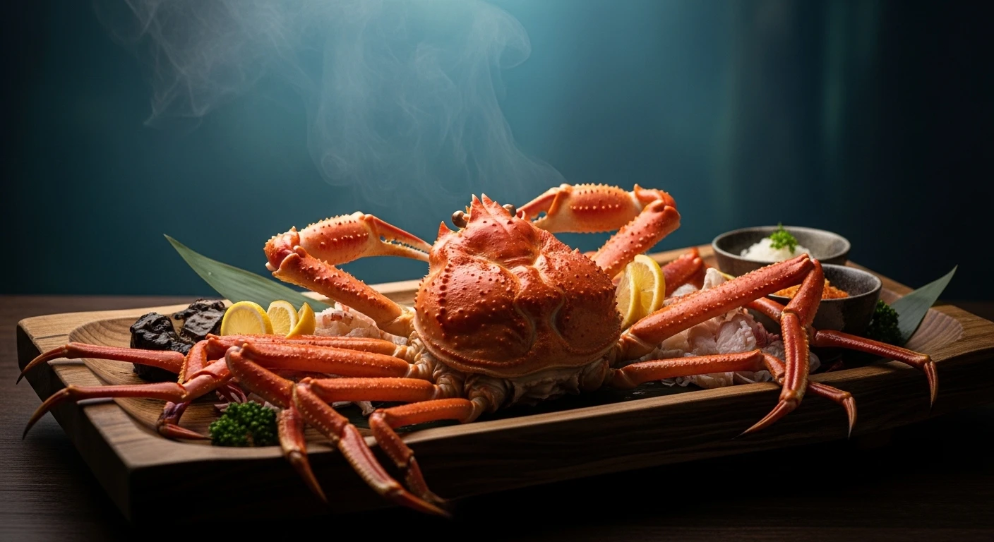 Japanese Spider Crab, showcasing its immense legs