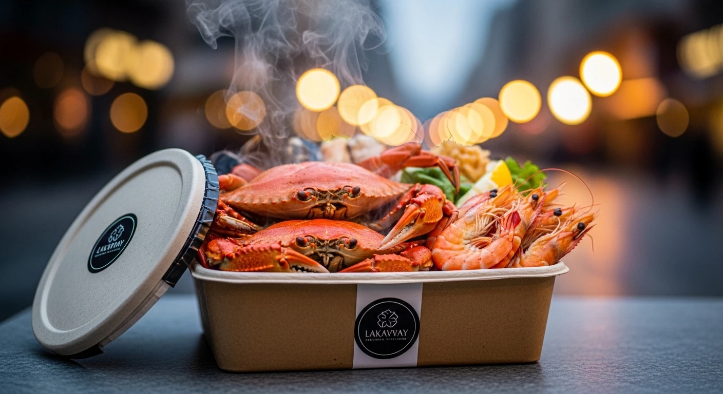 Mô hình kinh doanh hải sản hấp mang đi nhanh gọn