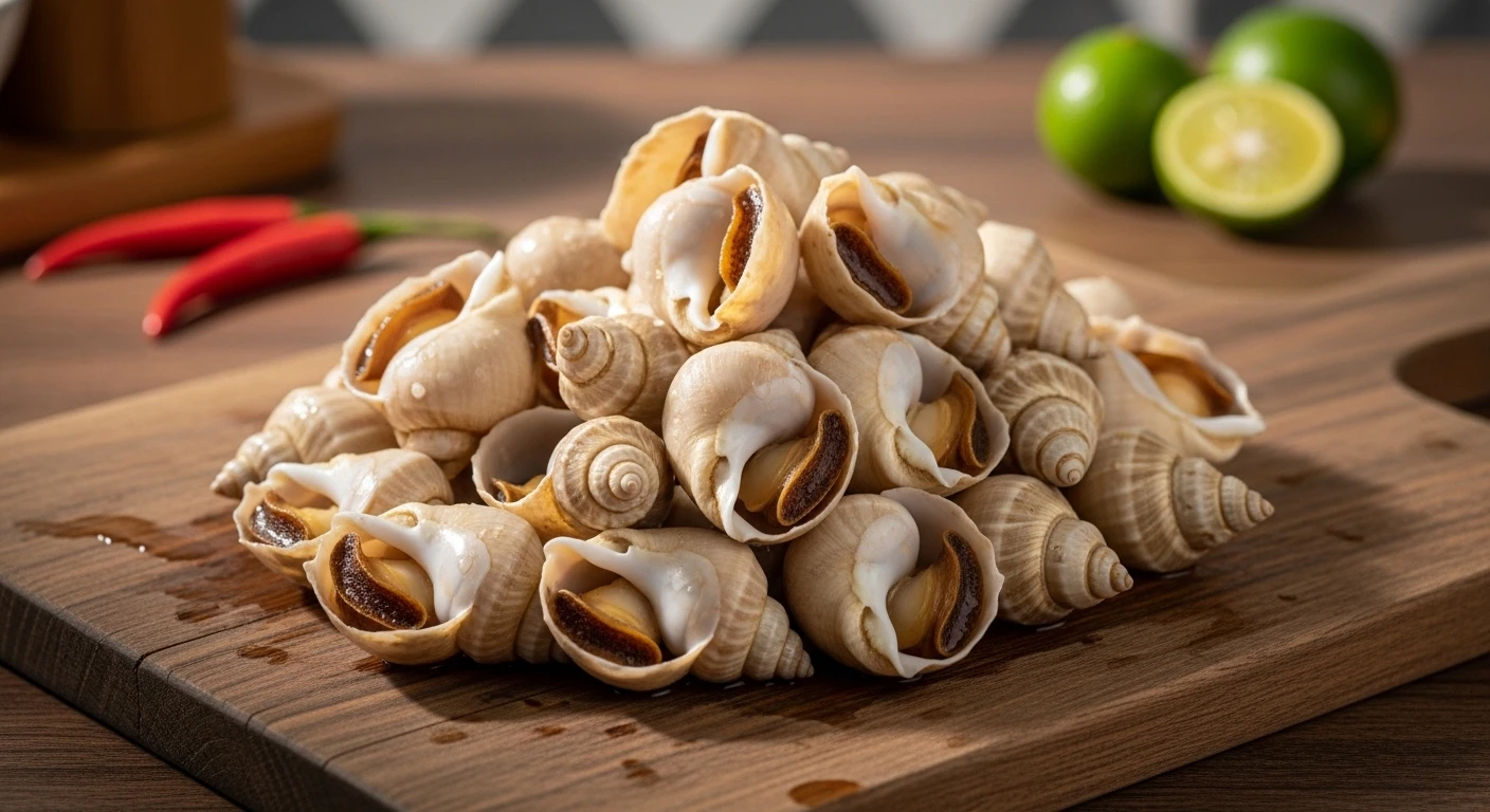 Ốc hương tươi ngon đã được làm sạch