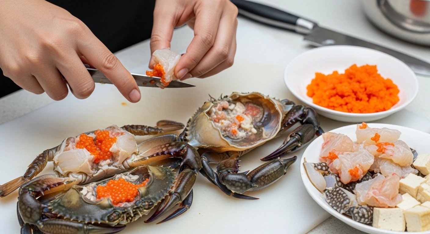 Sơ chế cua đồng và cua biển