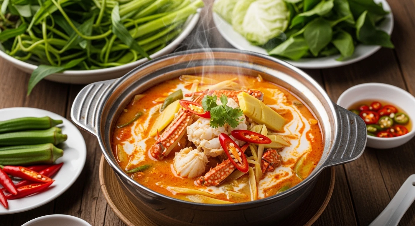 Lẩu Ghẹ Măng Chua Dứa