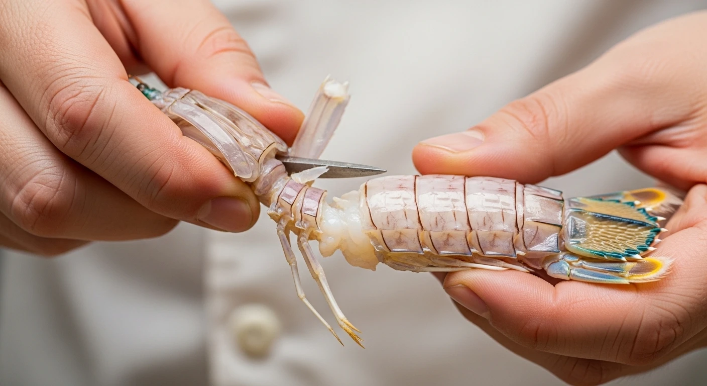 Bóc vỏ bề bề từ đuôi lên đầu sau khi đã cắt gai